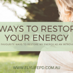 4 ways to restore your energy