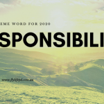 My 2020 Theme Word: Responsibility